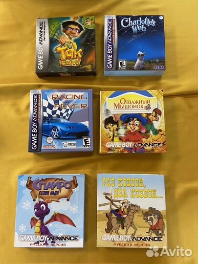 Игры Картриджи на Gameboy Advance