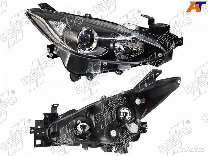 Фара mazda 3/axela 13- RH под электрокорректор (Ев