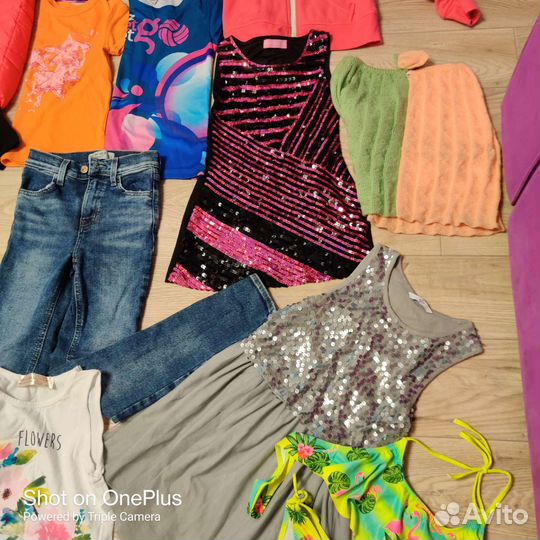 Одежда для девочки пакетом 132-140