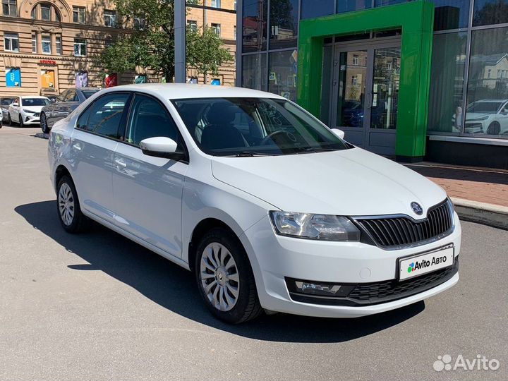 Skoda Rapid 1.6 МТ, 2019, 94 000 км