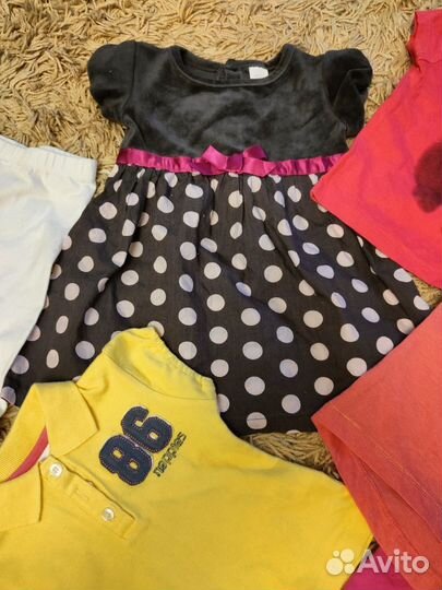 Вещи на девочку пакетом 0-3 мес