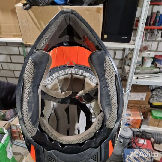 Шлем для мотокросса + очки thor