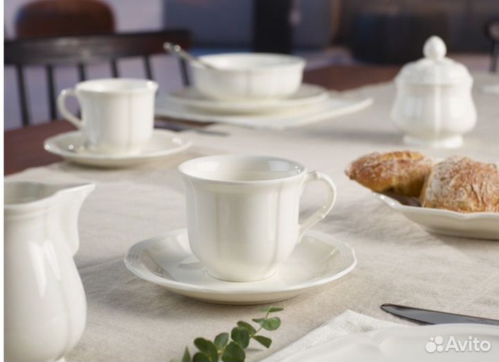 Villeroy&boch manoir чашки с блюдцем 200 мл