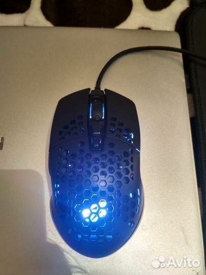 Мышь проводная Hellfire GM-120 8000dpi черный