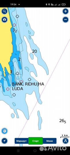 Карты глубин Онежского Ладожского озёр на телефон в Петрозаводске
