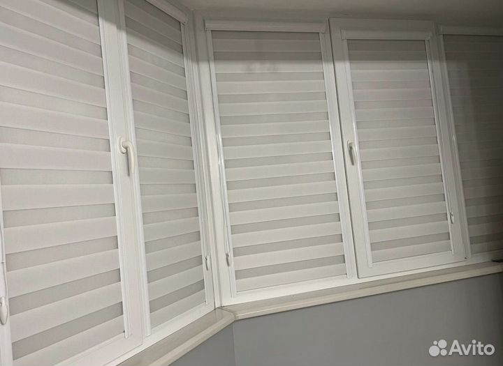 Рулонные шторы Зебра