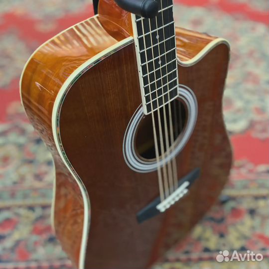 Акустическая гитара DeMarco dmed31C Dreadnought Gloss Natural