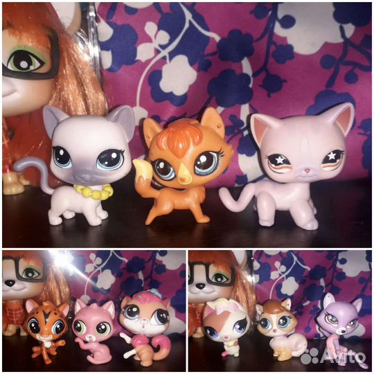 Littlest Pet Shop кошки 9шт