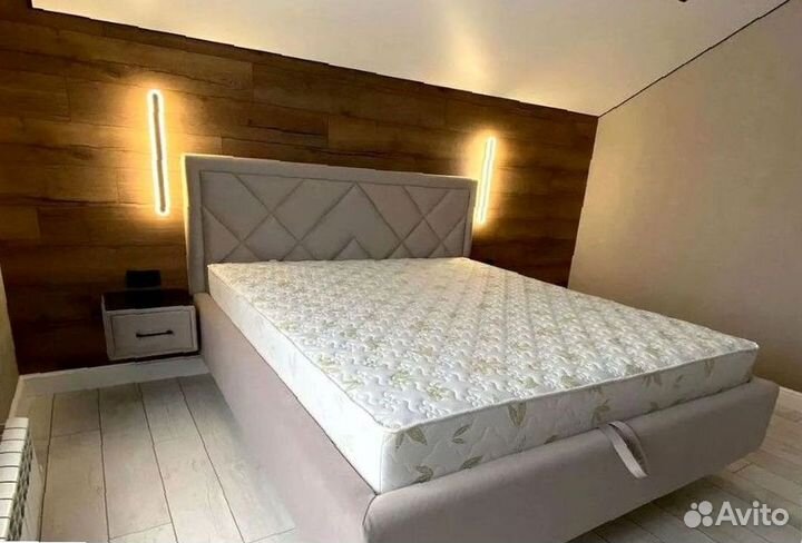 Кровать парящая мягкая