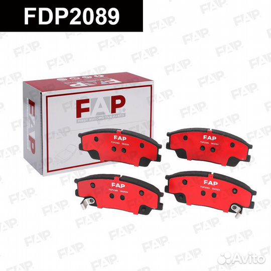 Колодки тормозные FDP2089 FAP Россия