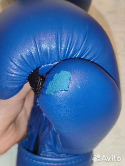 Боксерские перчатки детские 6 oz, шлем р. S