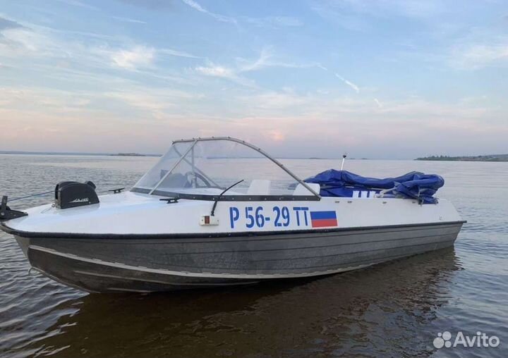 Лодка Сибирь 460, мотор Yamaha 40XWS, прицеп