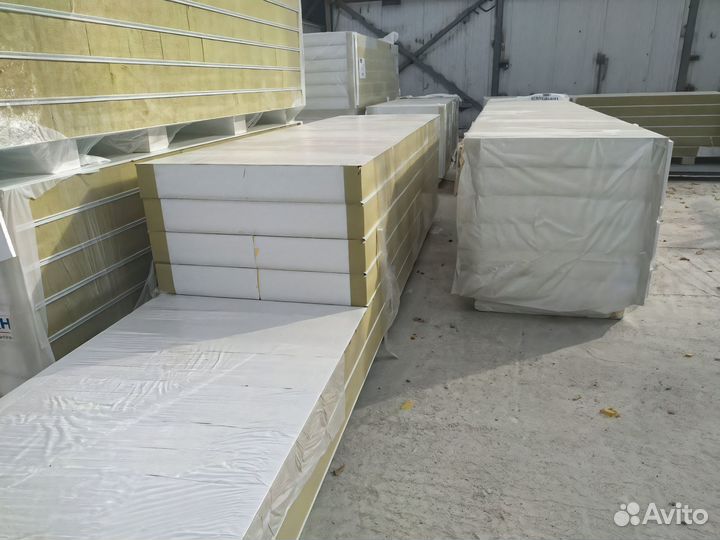 Сэндвич-панели Комбипан (минвата+пенополистирол)