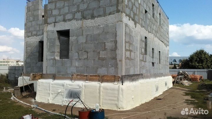 Утепление, теплоизоляция пенополиуретаном мансарды