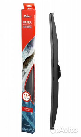 Щетка стеклоочистителя зимняя 450мм 4 адаптера