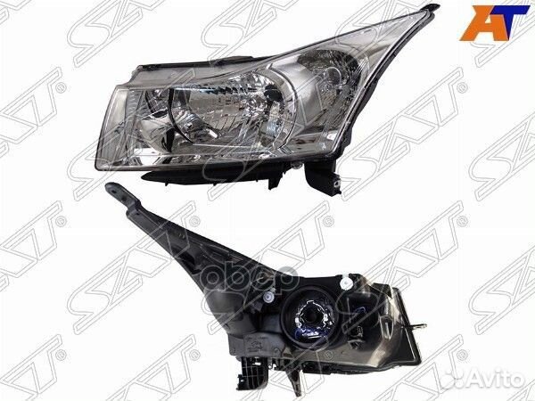 Фара chevrolet cruze 09-16 LH мех.корректор, хром