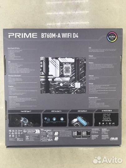 Материнская плата asus prime B760М-A WI-FI D4