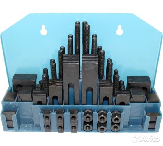 Набор клиновых ступенчатых прижимов 58 предметов