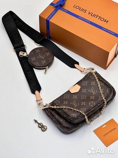 Сумка Louis Vuitton Multi Pochette кожа