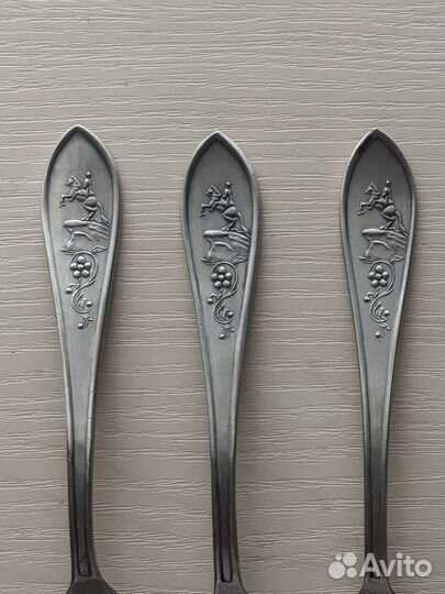 Набор СССР 1969г чайные ложки Медный всадник