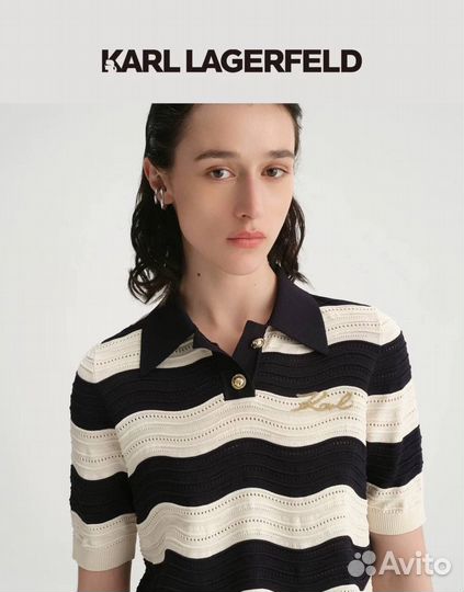 Новое Поло футболка karl lagerfeld оригинал