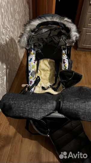 Детские санки коляска