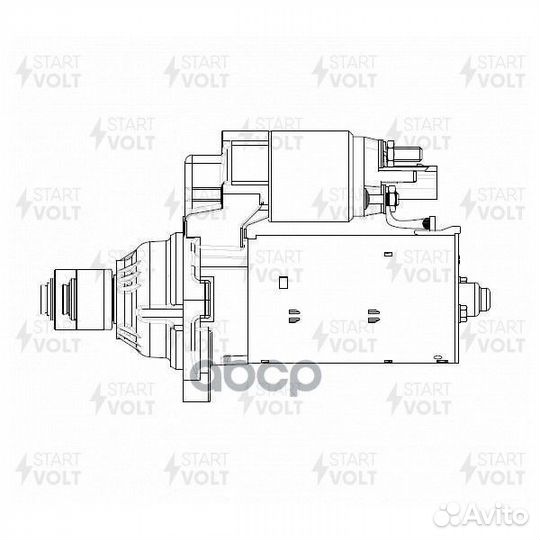 Стартер для а/м VAG Tiguan (07) 2.0tfsi/2.0TDI