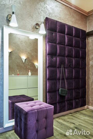 Мягкие стеновые панели для прихожей