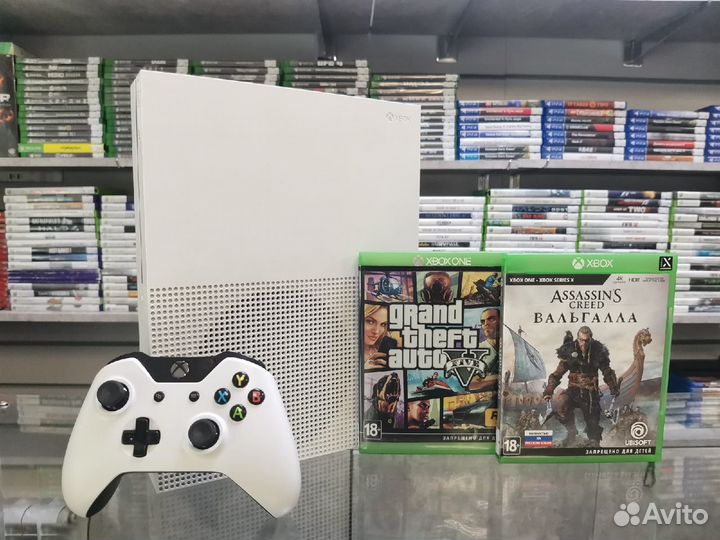 Xbox One S 1tb AC Valhalla, GTA5
