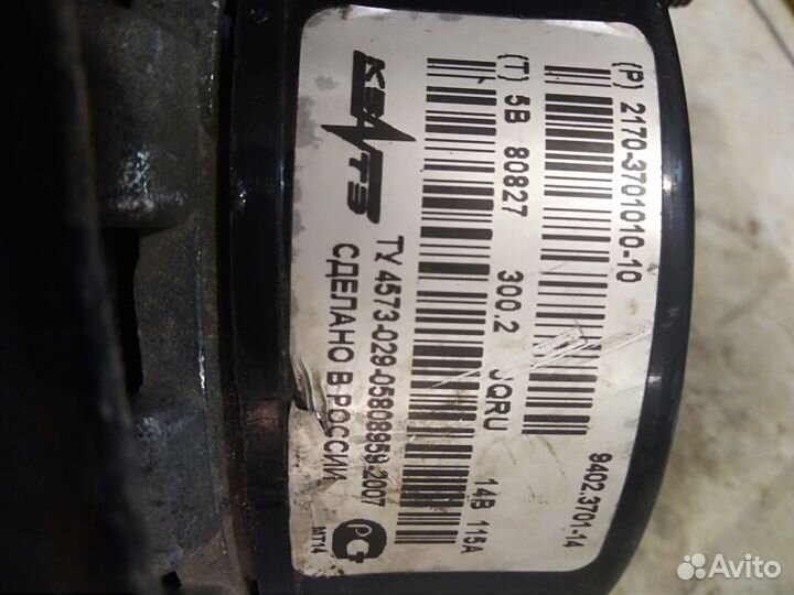 Генератор на ваз priora