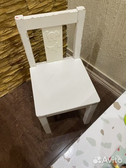 Детский стол и стул IKEA