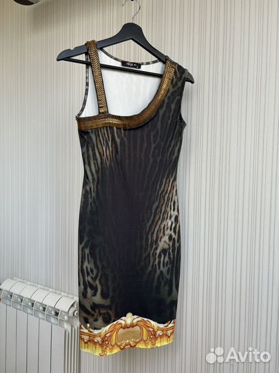 Платье леопардовое