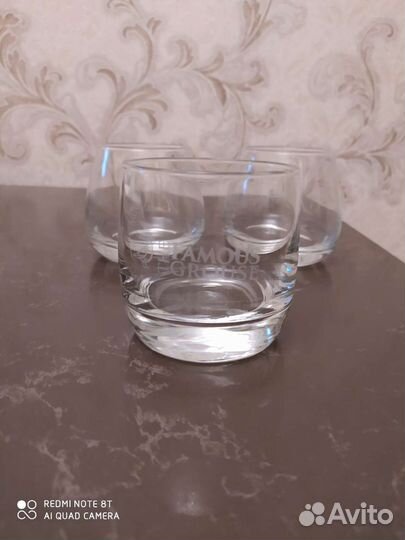 Новые бокалы, стаканы, ведёрко для льда