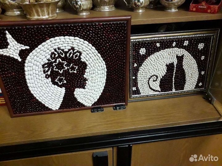 Картины из фасоли