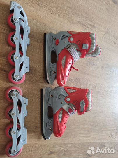 Ролики коньки 2 в 1