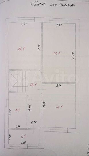 Коттедж 170 м² на участке 4 сот.