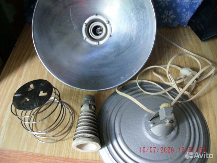 Обогреватель рефлектор СССР (тарелка)