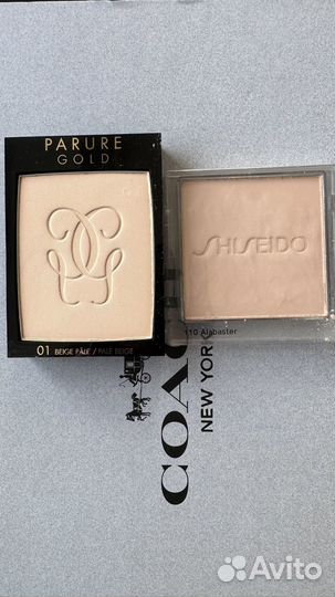 Пудры Chanel, Givenchy, Clarins, Dior, Shiseido