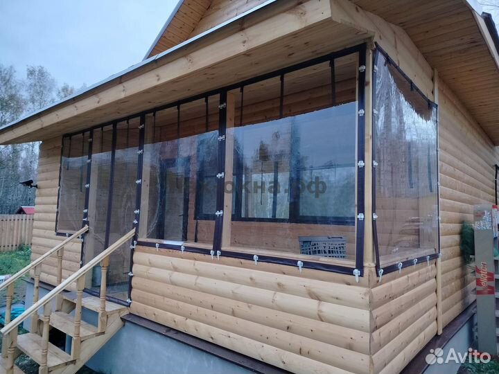 Мягкие окна для беседок террас