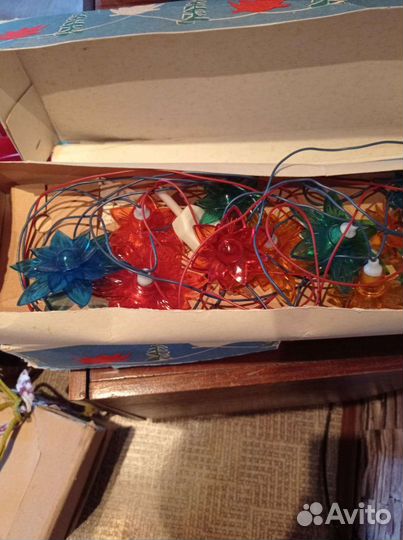 Новогодняя ёлочная гироянда СССР