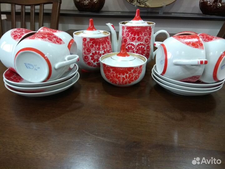 Чайный сервиз времен СССР