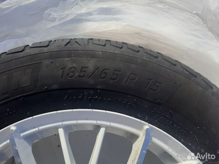 Michelin. Колеса в сборе r15 киа рио, солярис