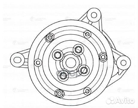 Насос водяной VW Golf VI (08) /Tiguan (08) 1.4