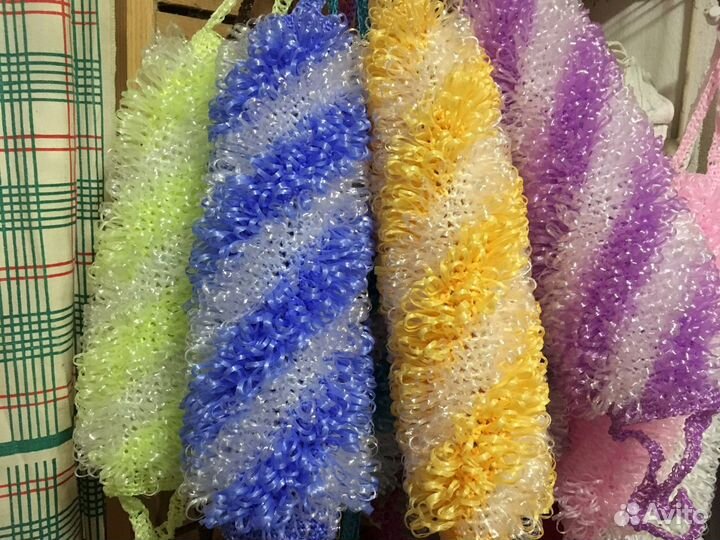 Мочалка ручной работы