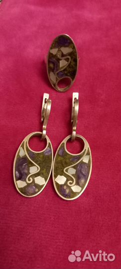 Серьги серебро винтаж