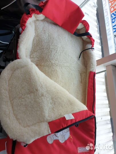 Зимний конверт в коляску womar