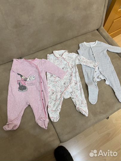 Вещи на девочку пакетом 62 68