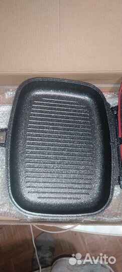 Сковорода гриль двойная