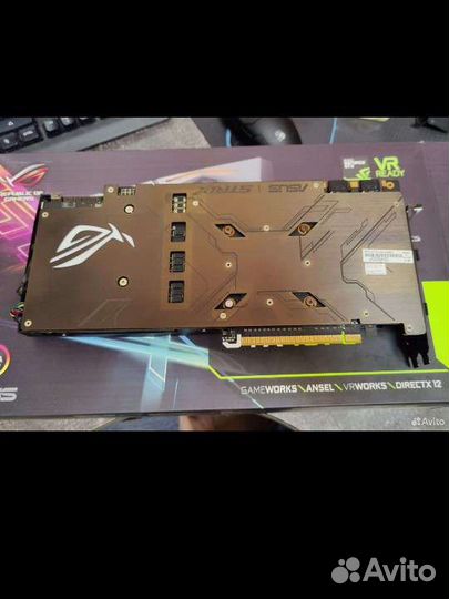 Видеокарта Asus rog strix gtx 1070