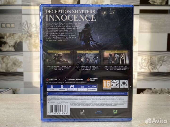 Lies Of P (Новый Диск) для Sony PS4 / PS5